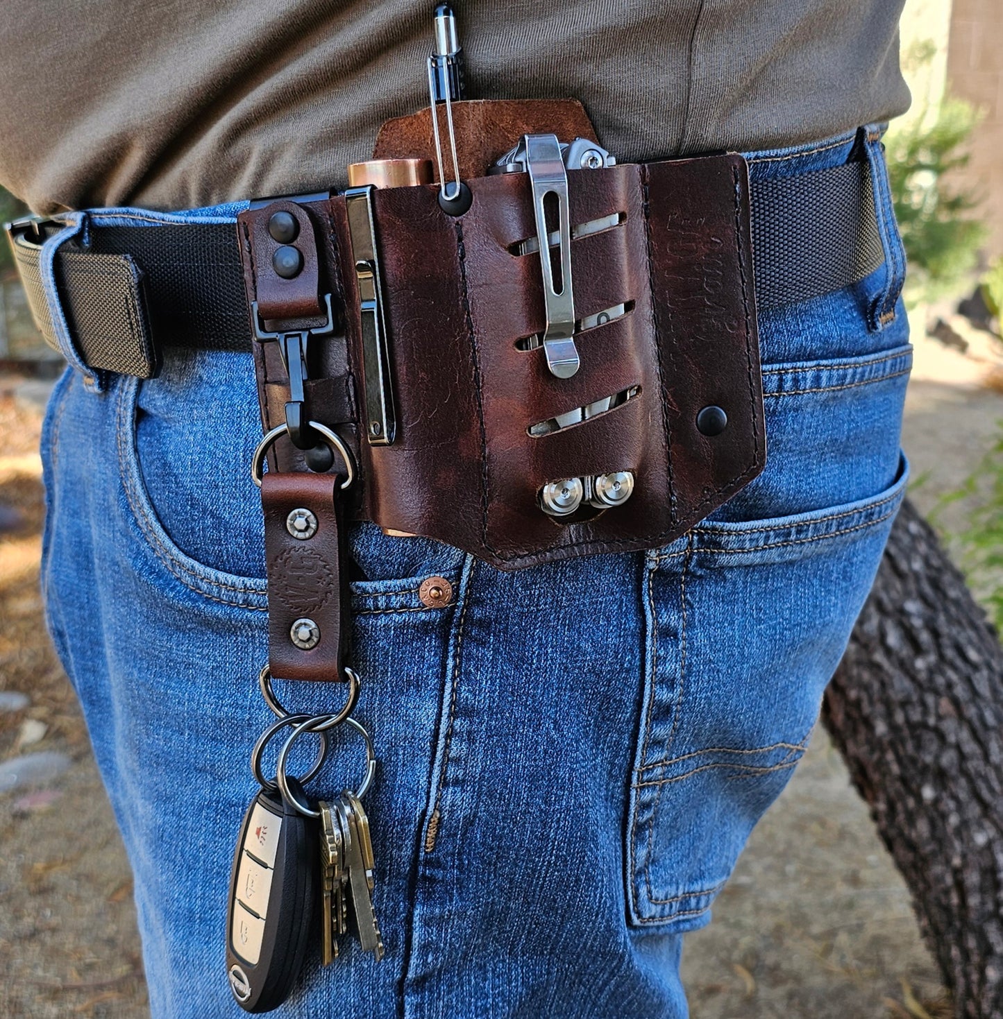 Leather Multitool EDC Holster