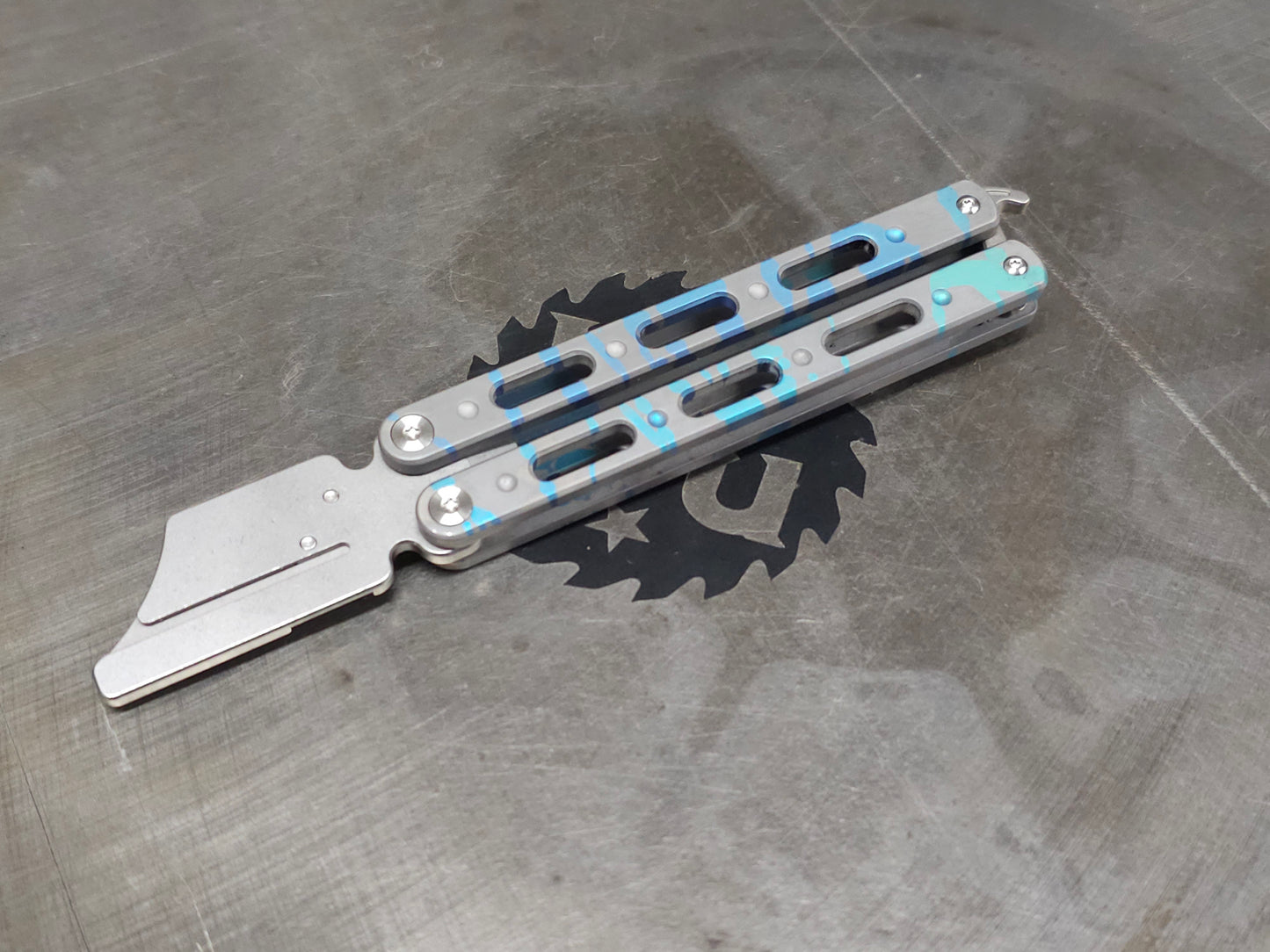 Anodized Titanium Utility Knife