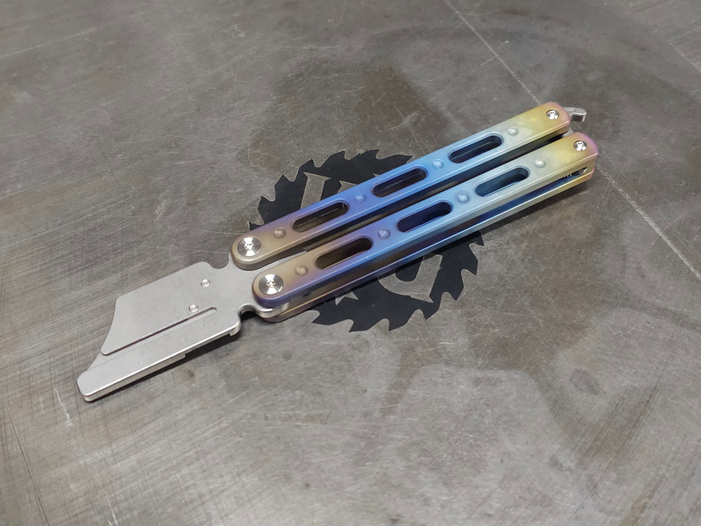 Anodized Titanium Utility Knife