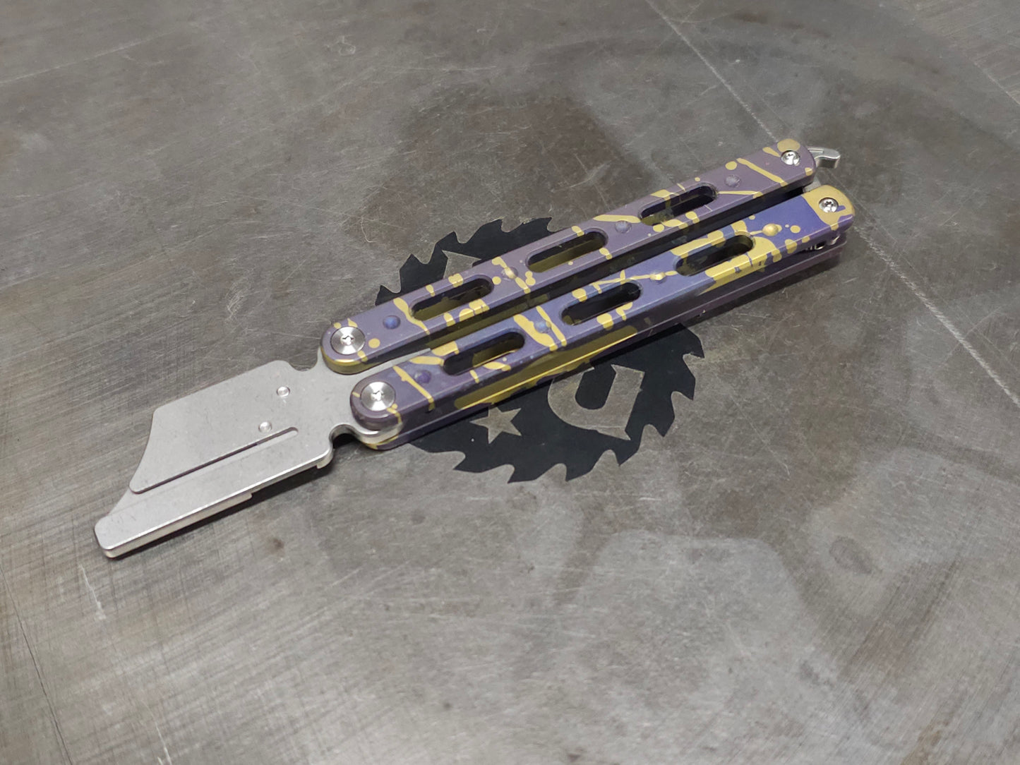 Anodized Titanium Utility Knife